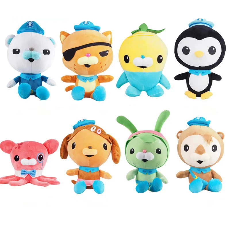 19/30 см оригинальные Octonauts по плюшевые набивные животные Barnacles Kwazii tslow милые куклы
