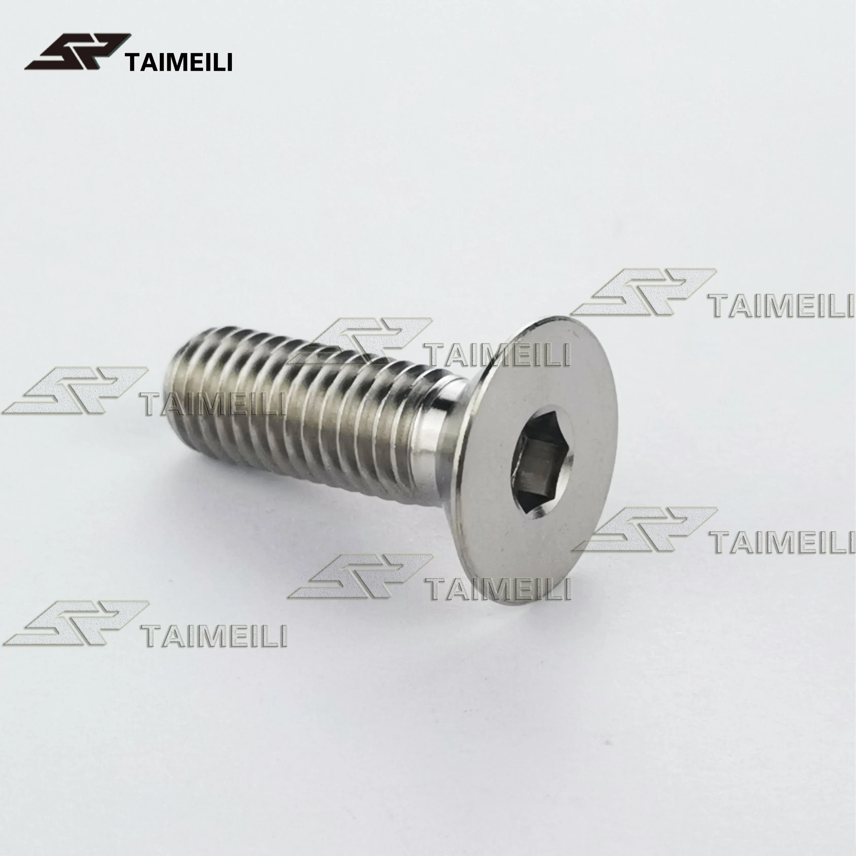 TAIMEILI титановый винт с потайной головкой потайные винты M8x20mmM8x25mm 1 шт - Цвет: Серебристый