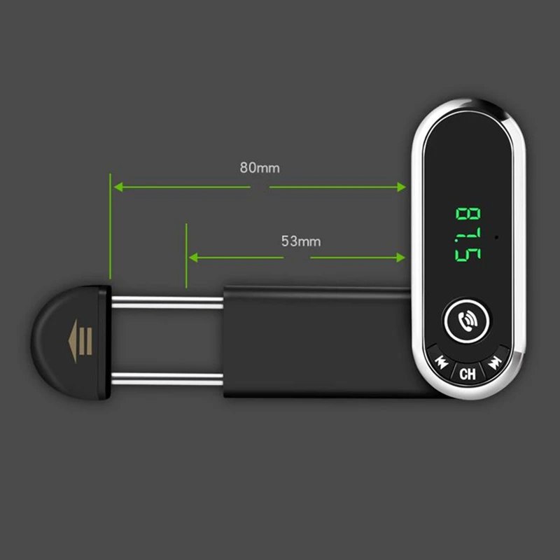 2 в 1 автомобильный Bluetooth громкой связи без использования рук, fm передатчик телефона кронштейн Автомобильный MP3-плеер AUX доступа с зарядных порта USB для автомобиля Kit