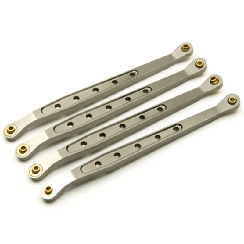 4Pcs/Set Aluminum Alloy Lower Suspension Links Linkage Set for 1/10 Axial Wraith RC Crawler 3