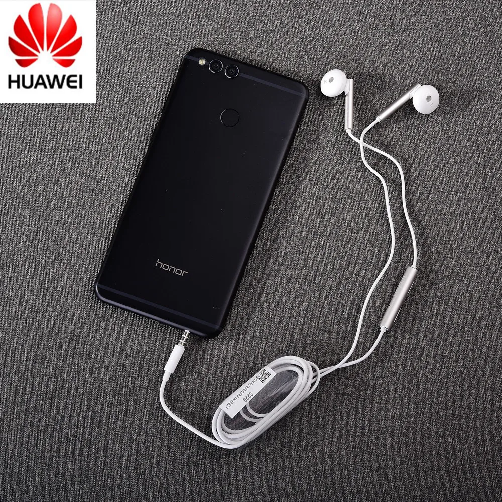 Оригинальные наушники HUAWEI Honor AM116, металлический наушник+ регулятор громкости микрофона для P9 P10 Lite P10 Plus mate 7 8 9 5X 6X V9 SAMSUNG LG