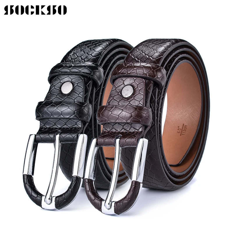 Новинка 2019 модный роскошный ремень из воловьей кожи мужские ремни для мужчин с