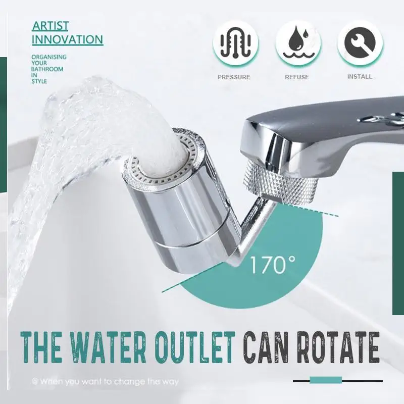 UNIVERSALE SPLASH FILTRO FAUCET 720 ° Rotate water outlet FAUCET 2020-new y7j5 