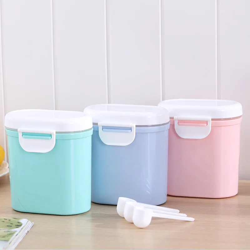 

High Capacity Baby Milk Powder Container Melkpoeder Container Baby Food Storage Box Double Layer Infants Feeding Box for Newborn