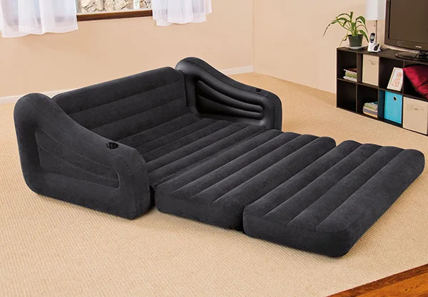 Надувной диван с воздушной подушкой, кровать, простыня, двойная Складная раскладывающаяся ленивый стул, взрослый диван, кровать для отдыха