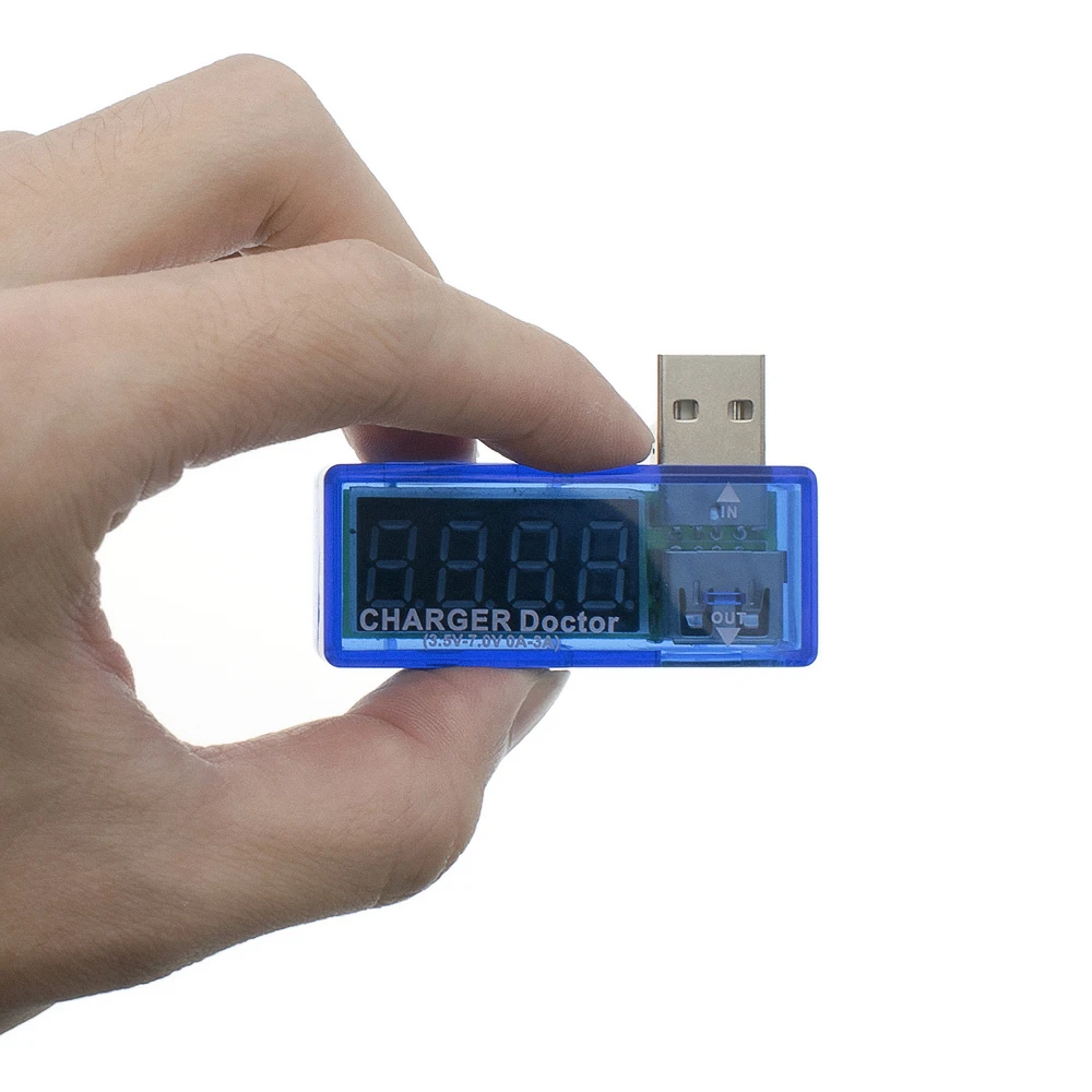 Цифровой дисплей Горячая мини USB мощность измеритель напряжения тока портативный мини детектор тока и напряжения зарядное устройство Доктор