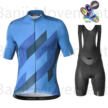 

New 2020 Team Mavic Cycling Jerseys Bike Wear Clothes Quick-Dry Bib Gel Sets Clothing Ropa Ciclismo Uniformes Maillot Sport Wear