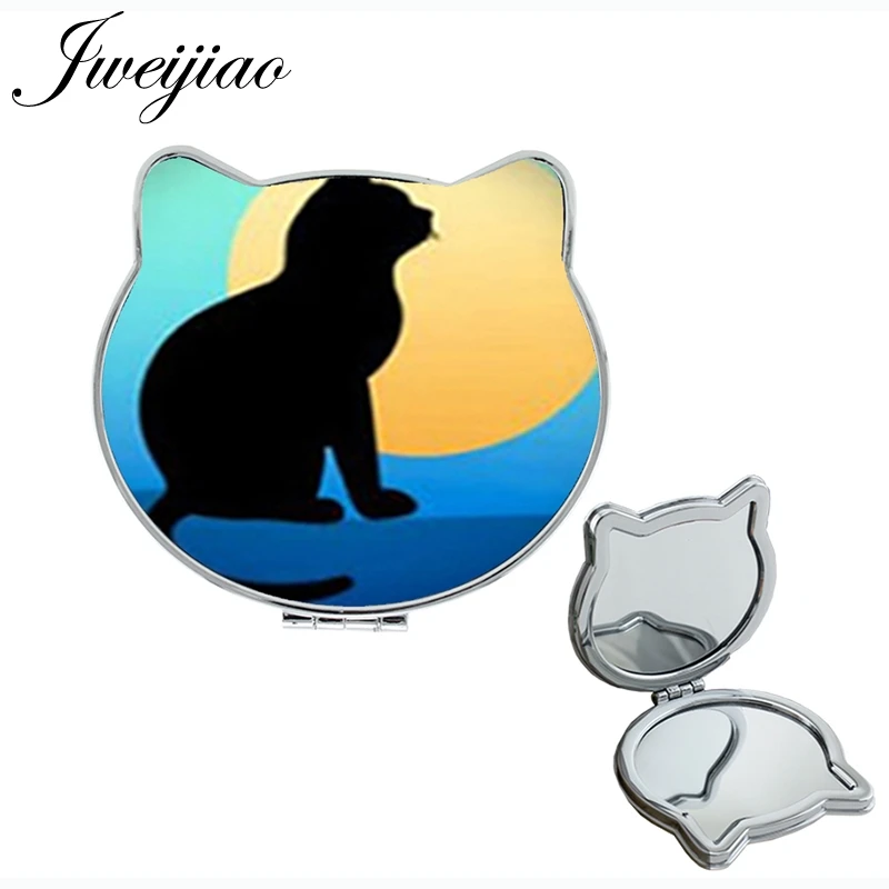 C704-20 JWEIJIAO nihon lucky Cat Ear beauty Shaped компактное зеркало lovery smile белые Домашние животные Fortune Лупа карманное зеркало в кожаной оправе C701 - Цвет: C704-20