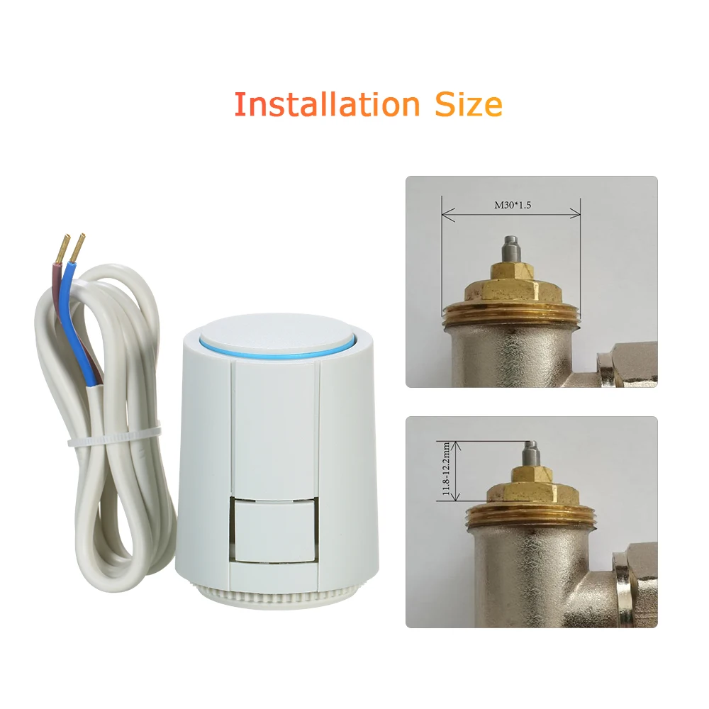 Other DIY & Tools AC230V Electric Thermal Actuator Valve Head for Underfloor Heating Manifold