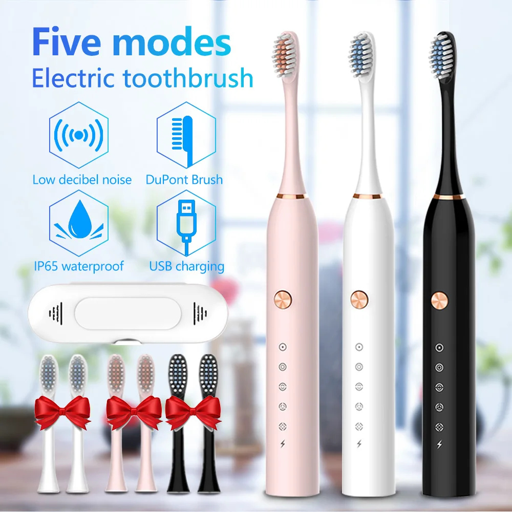 Powerful Ultrasonic Sonic Electric Toothbrush USB Rechargeable Tooth Brush Adult Electronic Washable Whitening relax Teeth Brush Powerful Ultrasonic Sonic Electric Toothbrush USB Rechargeable Tooth Brush Adult Electronic Washable Whitening relax Teeth Brush
