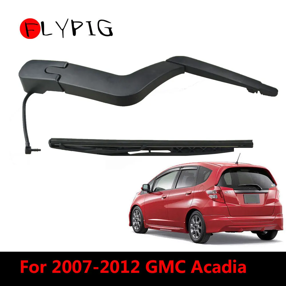FLYPIG ЧЕРНЫЙ заднего стеклоочистителя и рычаг для GMC Acadia 2007-2012 15276248 Замена
