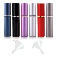 Set of 8 6pcs 6ml Portable Mini Refillable Perfume Scent Aftershave Atomizer Empty Spray Bottle with 2 Funnel Filler for Travel Set of 8 6pcs 6ml Portable Mini Refillable Perfume Scent Aftershave Atomizer Empty Spray Bottle with 2 Funnel Filler for Travel