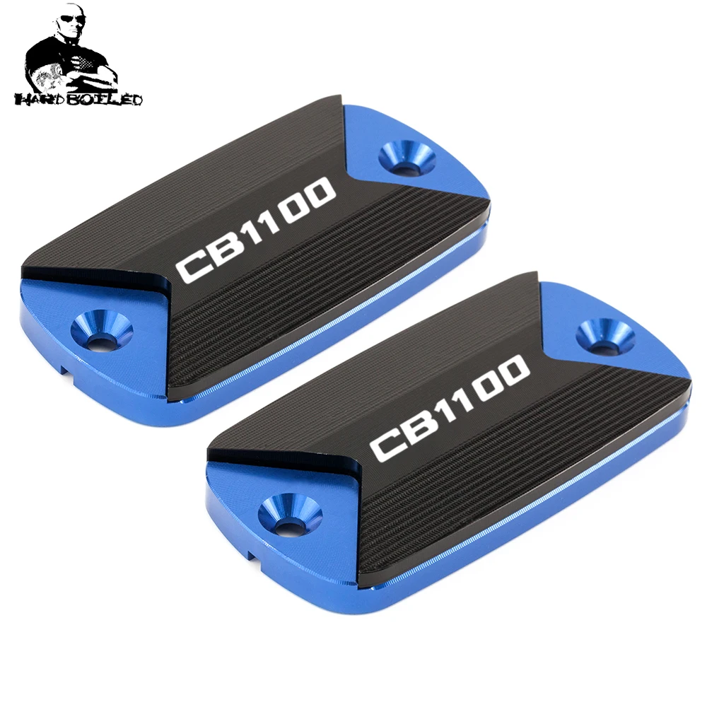 Pair Motorcycle Accessories Brake Fluid Tank Cap Cover Brakes Reservoir For Honda CB 1100 CB1100 EX RS 2009-2017 2016 2015 2014 (1)