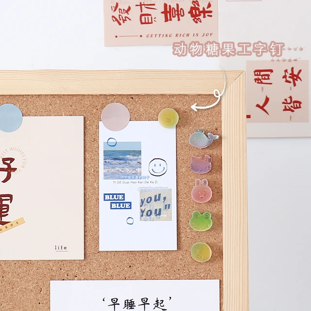 50/100pcs Round Shape Plastic Push Pins Thumbtack Board Pins Drawing Photo  Wall Studs Office School Accessories Supplies - AliExpress