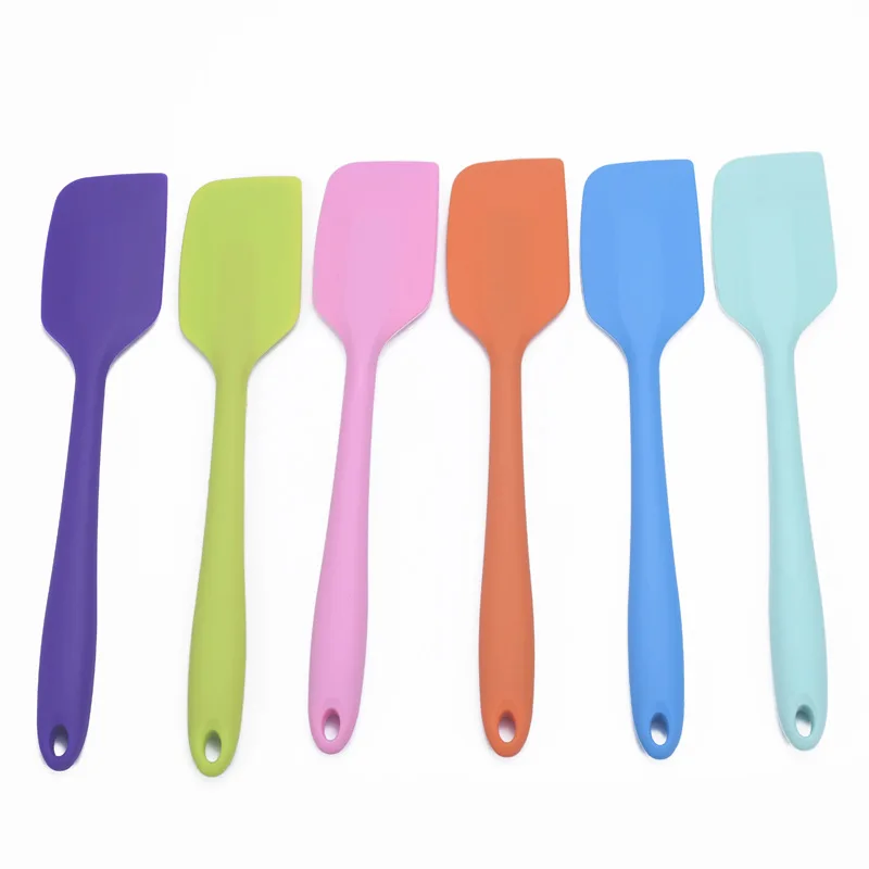 Silica Gel Bakery Scraper Bakery Appliances Cream Scraper Silicone Scraper Large Size Silicone Scraper One-piece