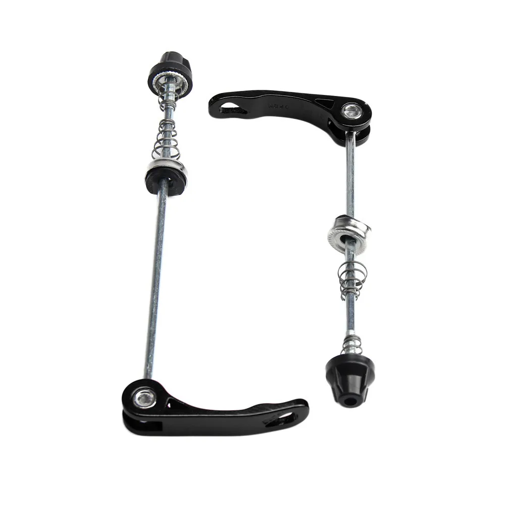 1Pair Bicycle Hub Bike Cycling Wheel Skewers Quick Release Mountain Road Bike Front&Rear Skewer Bolt Lever Axle Bicycle Tools - Цвет: Black