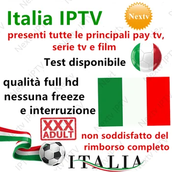 

iptv italy M3U subscription with adult xxx support Android tv box smart tv ios PC enigma phone