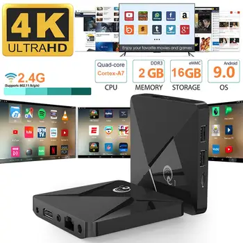 

Smart TV Box Android 9 9.0 4K Youtube Media Player TVBOX Android TV Set Top Box Network Digital TV Converter Box