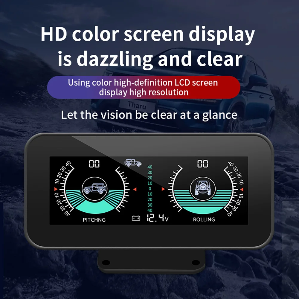Voiture Multifonctionnel Gps Inclinomètre Pente Vitesse Chronométrage  Tout-terrain Véhicule Accessoires Hud