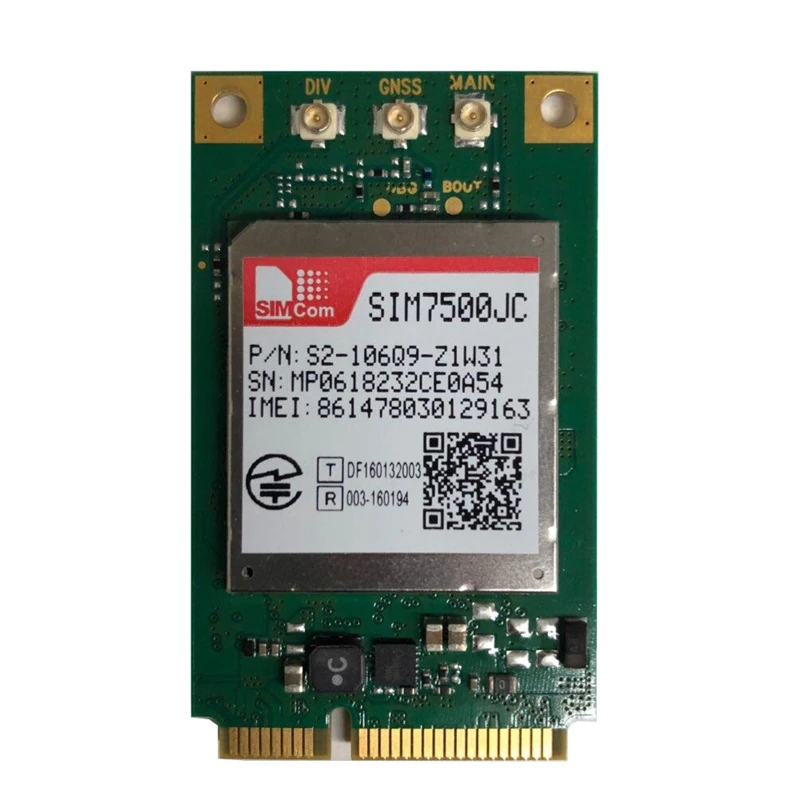 SIM7500JC 4G LTE Cat-1 модуль SIMCOM полный многодиапазонный LTE-FDD/HSPA +/UMTS/EDGE/GPRS/GSM для Японии