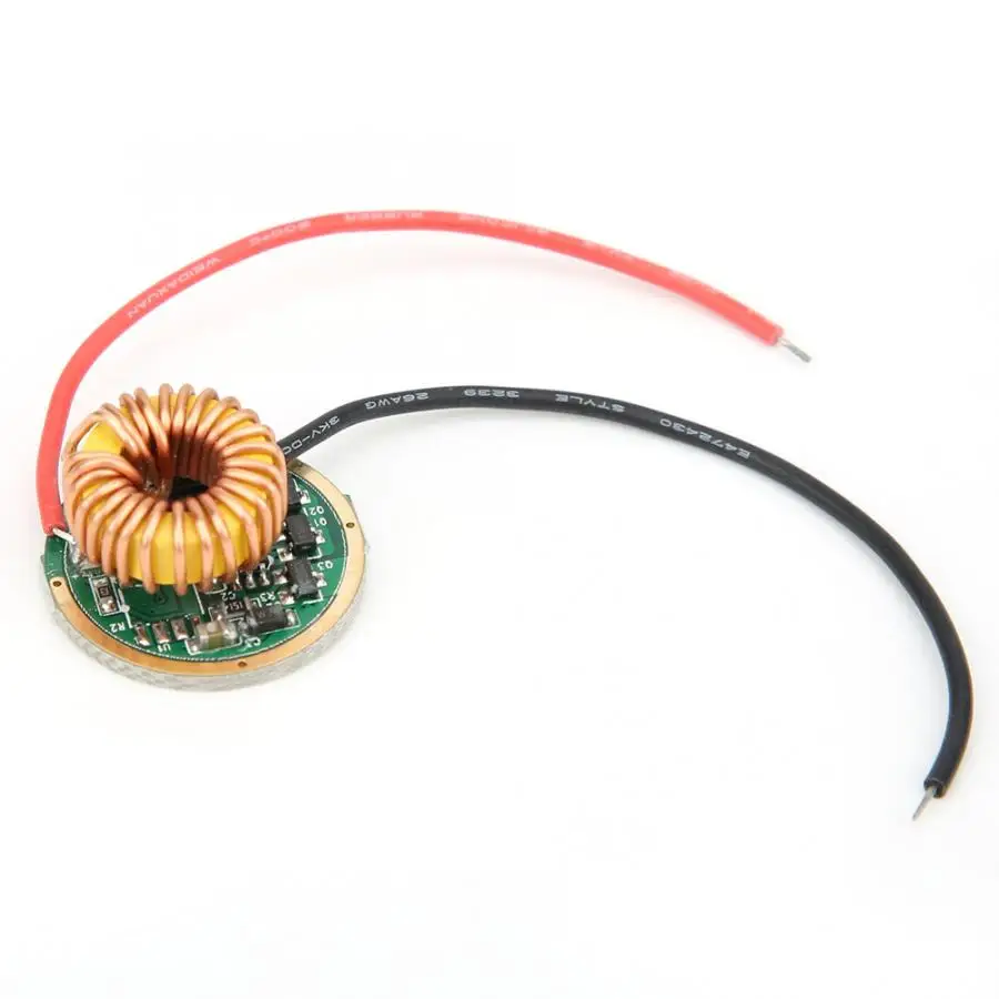 

3.7~12V 2.8A Single Mode Flashlight Driver Board LED Driver Board for XML-T6 10W for 1-3 Sections 18650/2665 Lithium Battery