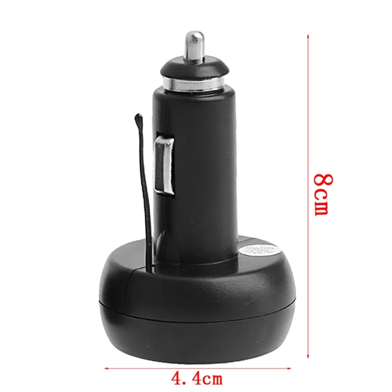 3in1 Auto Digital LED Thermometer USB Car Charger Cigarette Voltmeter Meter RGN 1XCF |