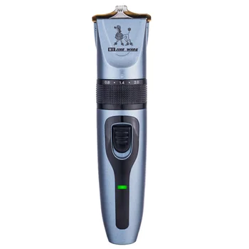 

USB Rechargeable Cat Powerful Motor Cordless Dog Hair Trimmer Low Noise ABS Shell Adjustable Length Detachable Portable