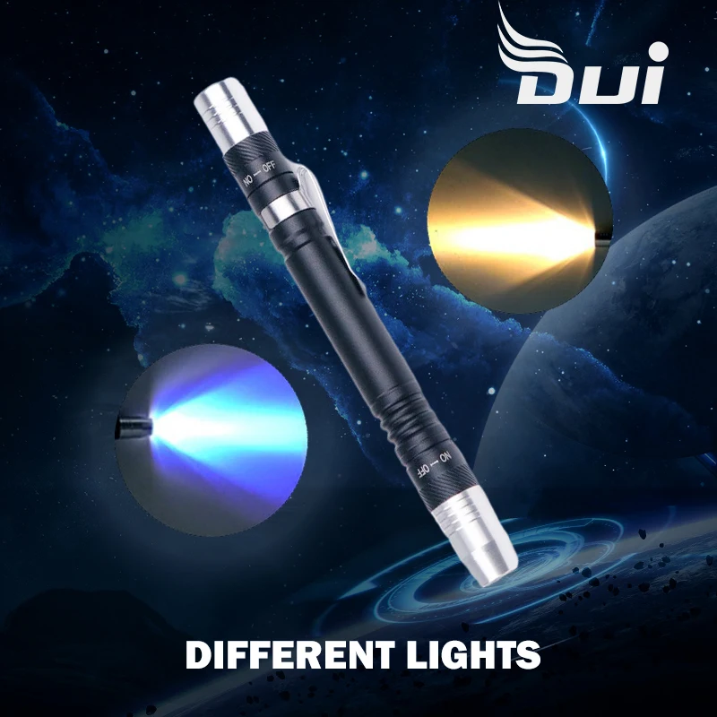 DUI Новый XPE UV 395 фиолетовый светильник двойной источник led jade специальная проверка
