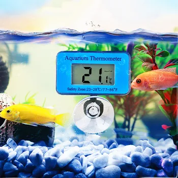 

1PC LCD Digital Fish Tank Aquarium Thermometer Submersible Water Temperature Meter Temperature Control -50~+70 Waterproof Device