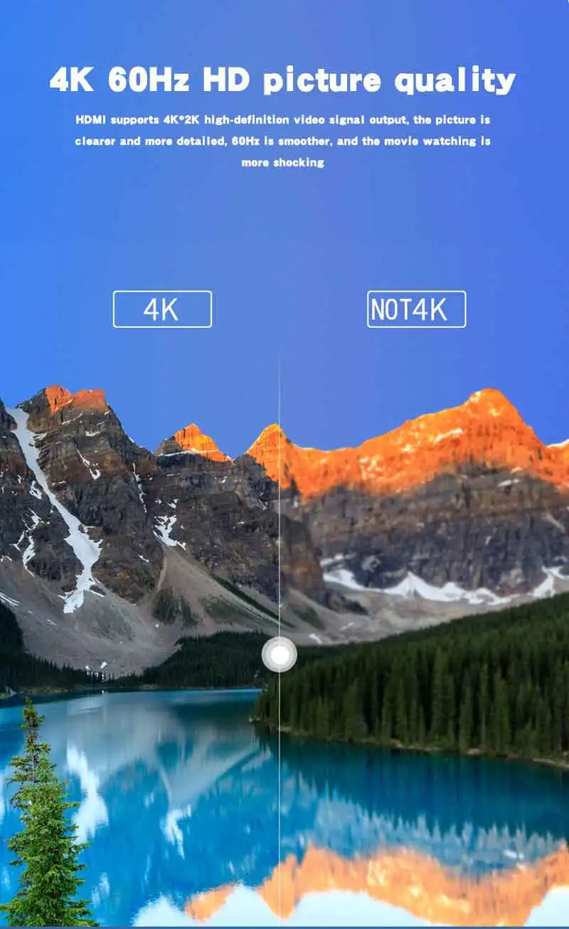 de tela 4k hd 60hz plug and