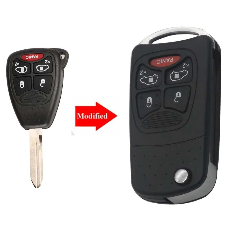 Jingyuqin 10ps 5B модифицированный чехол для ключей для Dodge Jeep Commander Grand Cherokee Chrysler Aspen 300 Fob автомобильный чехол для ключей