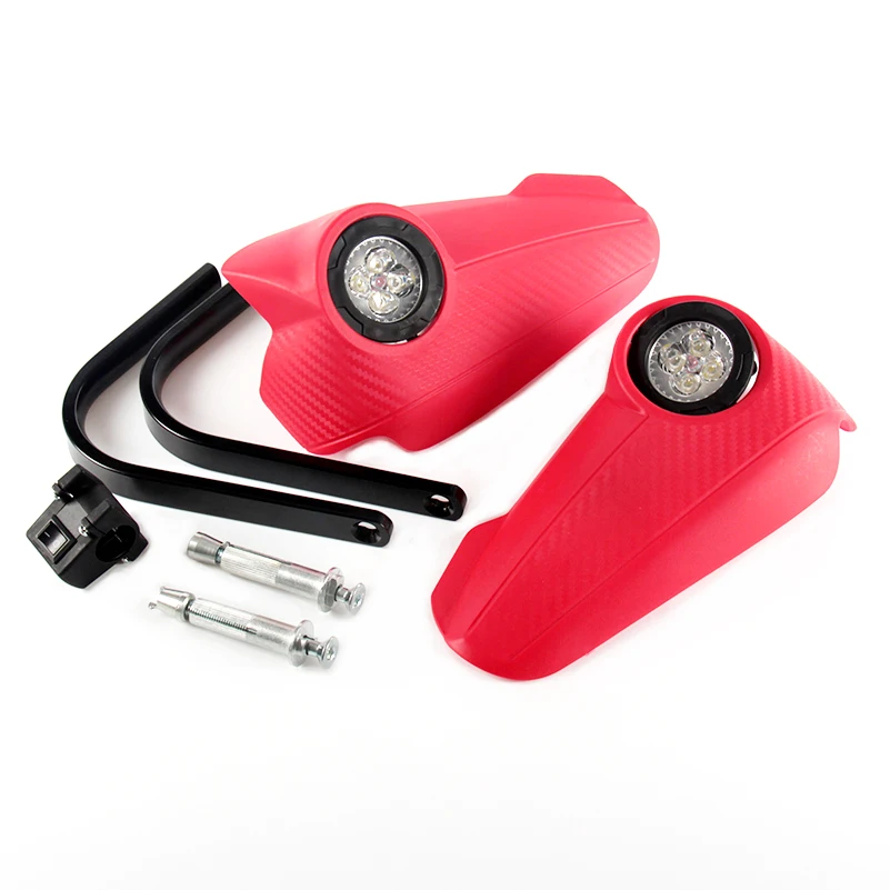 Dirt Bike Vision Led Handguards защита рук с светильник ДЛЯ CRF YZF KLX KXF RMZ Husqvarna мотокросса внедорожные ямы