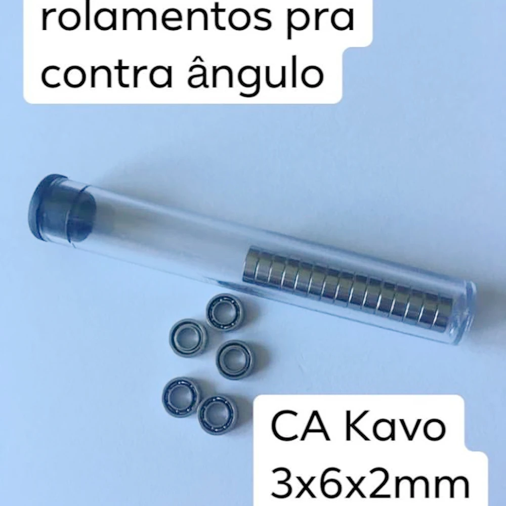 baixa velocidade contra angulo rolamentos 3x6x2mm 20pcs 01