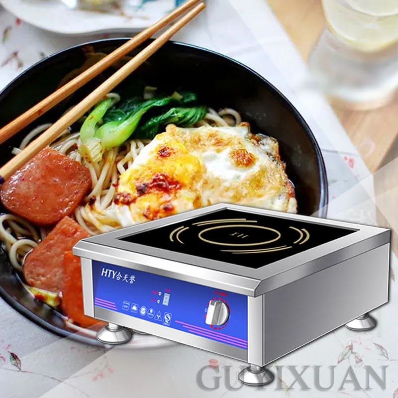 220V/3500W High Power Commercial Induction cooker flat Frying stove kitchen equipment Induction cooker Soup stove