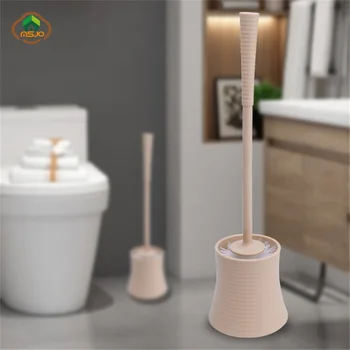 

MSJO Toilet Brush Holder Wc Borstelhouder Bathroom Accessories Cleaning Set Antique Creative Modern Stone Stand Brush For Toilet