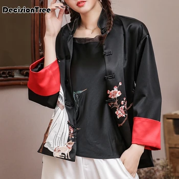 

2020 lace shirts chinese style cheongsam tops woman china classical lace qipao shirts green grace temperament lace tops