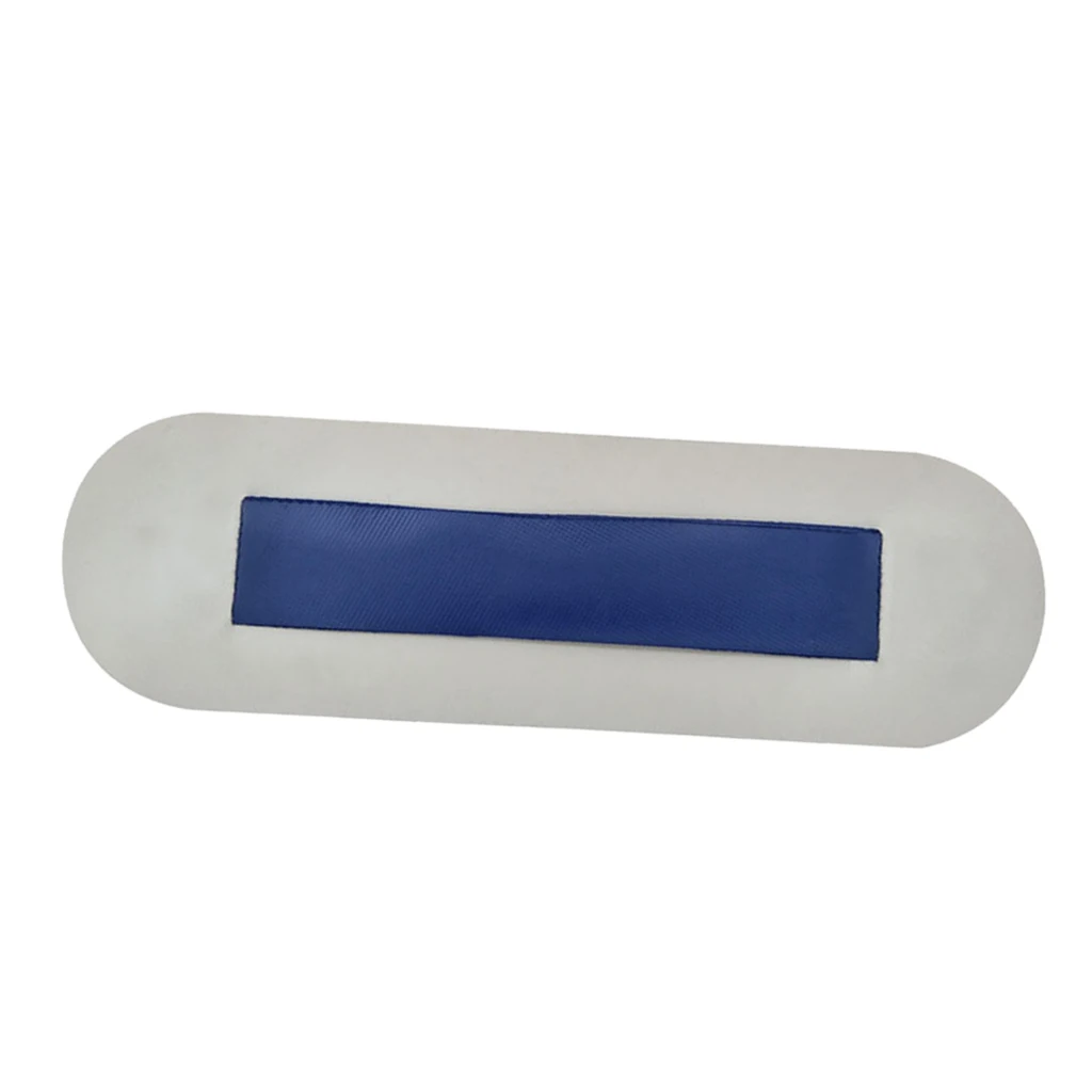 Inflatable Boat PVC Seat Hook Strap/Patches Light Grey + Blue