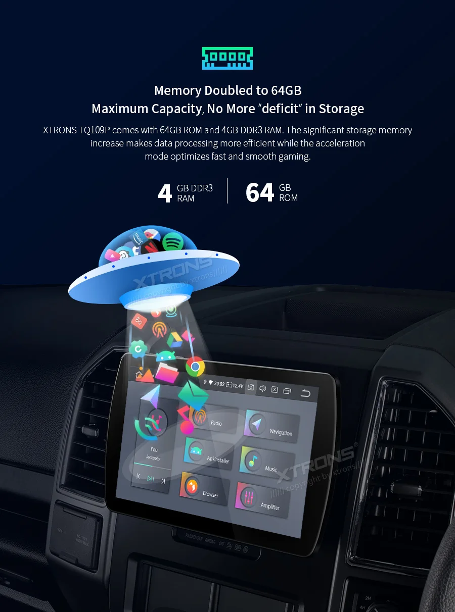 Flash Deal 10.1" Android 9.0 OS 2 Din Car DVD Multimedia Two Din Car Navigation GPS Double Din Car Radio with HDMI Output Function Support 8