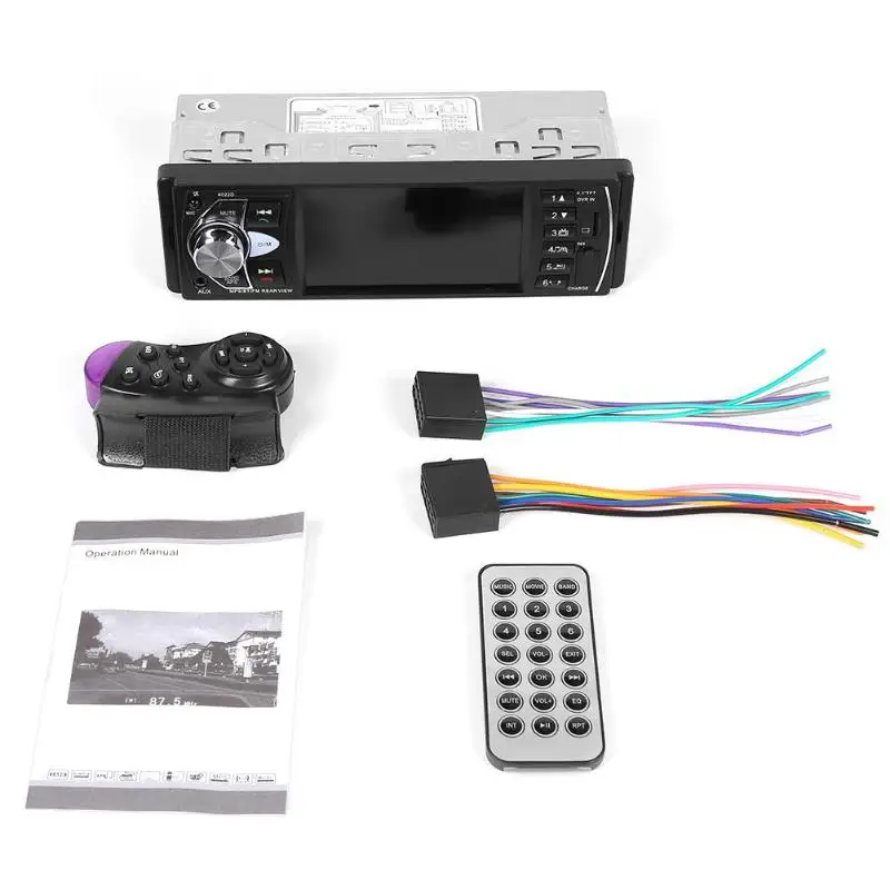 Новинка 1 шт. 4022D 4 дюйма автомобильный стереопроигрыватель MP5 Bluetooth USB tf карта AUX u