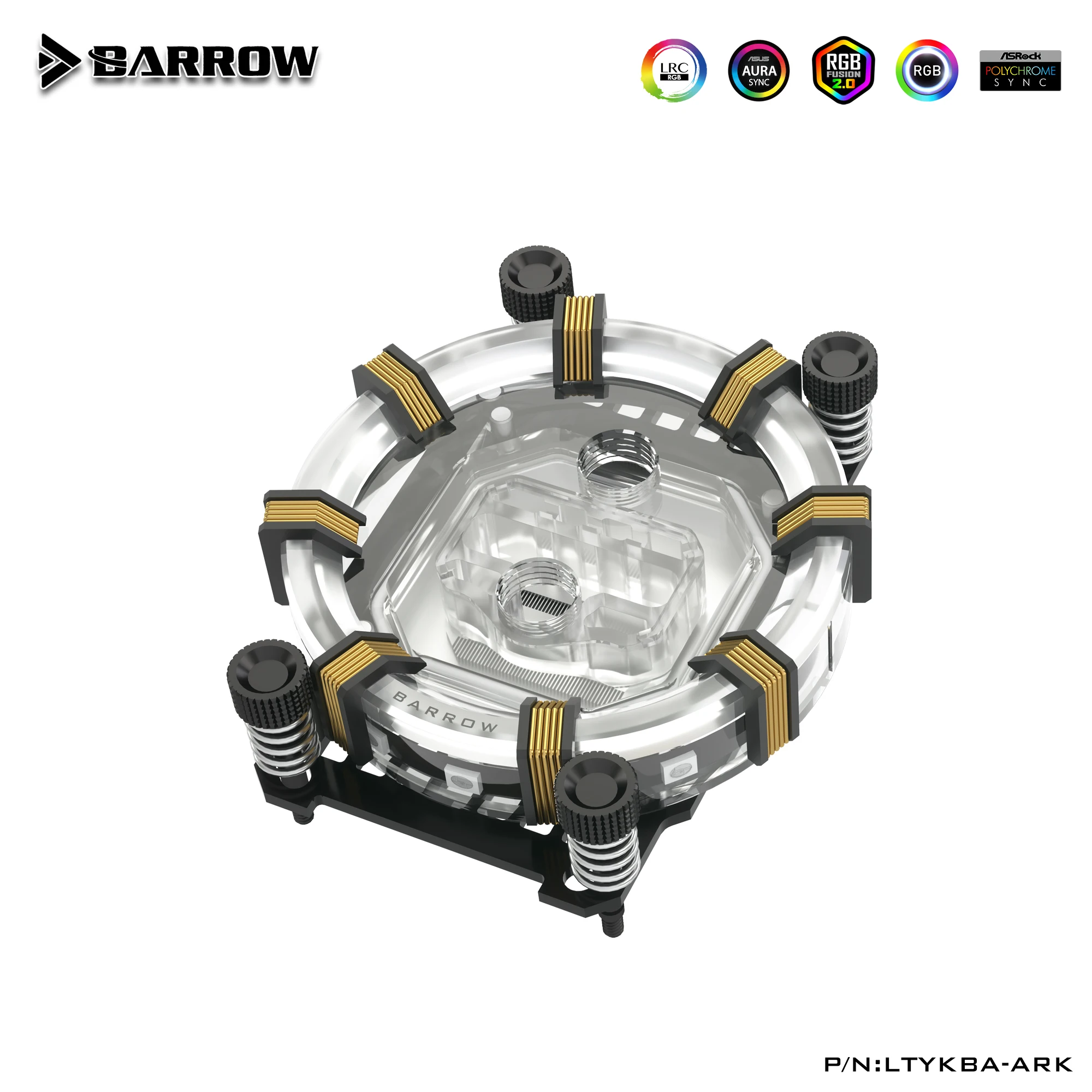 Água de Resfriamento Blockaplicável a Am4 Barrow Computador Lrc2.0 Rgb 5 Vaurora Ryzen Series Ltykba-ark Cpu - Am3 - Imagem 2