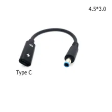 USB 3,1 type C USB мама к DC 4,5*3,0 для Dell Hp зарядное устройство адаптер соединитель Адаптер PD эмулятор триггер зарядный кабель