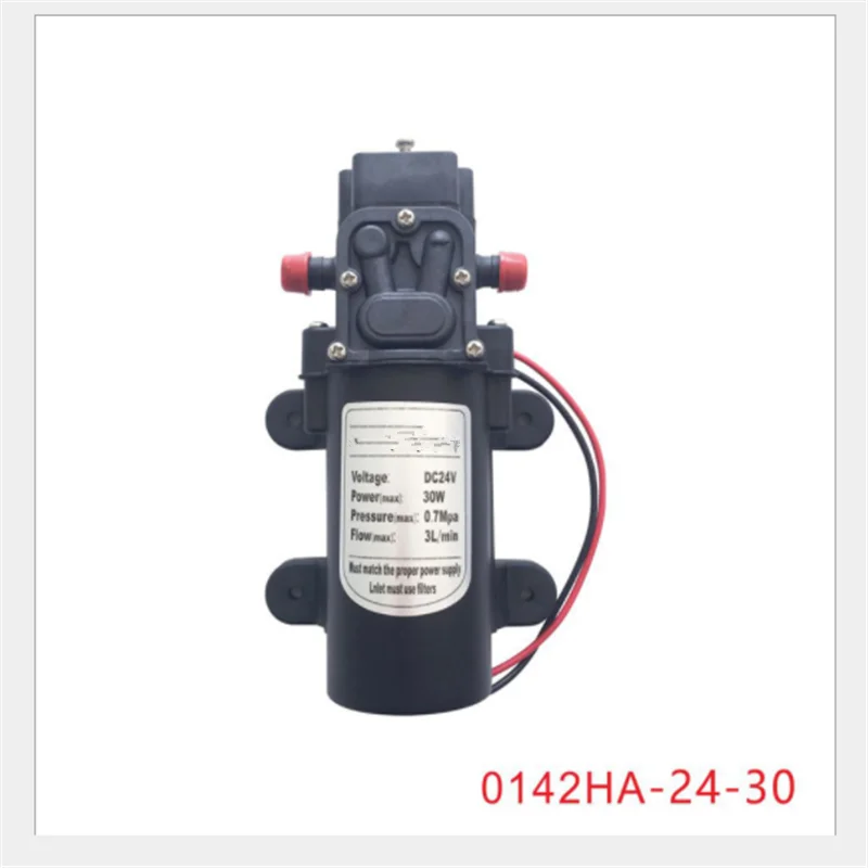 Горячая Высокое качество Быстрая DC 12V DC 24V 30W 3L/Min 0.7Mpa водяной мембранный самовсасывающий насос высокого давления