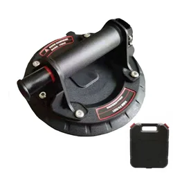 8 "vácuo ventosa 200kg capacidade de rolamento única garra otário levantador de vácuo resistente para granito telha de vidro manual levantamento