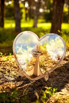 

Transparent Wedding Guest Book, Wedding Guest Book, Clear Guest Book, Clear Wedding Guest Book, Rustic Wedding Guest Book