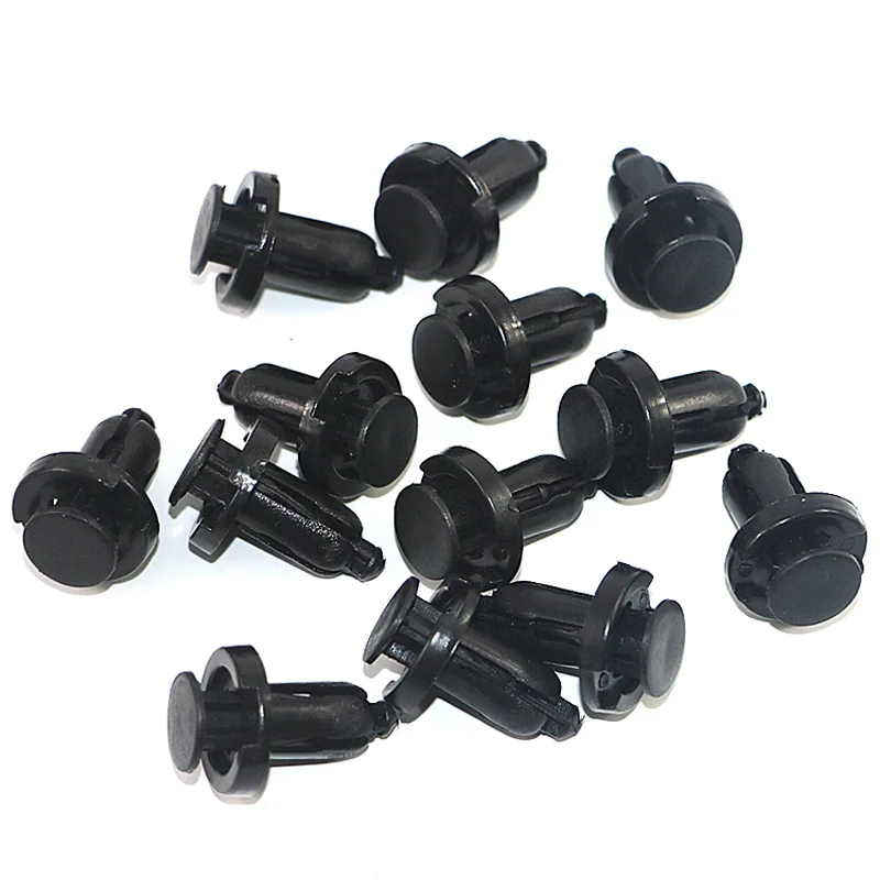 Заклепки черные пластиковые диаметр 10 мм 100 шт.|fender liner|car bumper clipsfastener rivet |