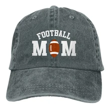 Футбол Мама Casquette Deep Heather унисекс Мужские и женские деним Strapback бейсболка Регулируемая Гольф папа шляпа