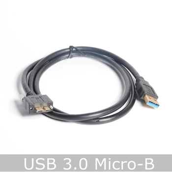

USB 3.0 A/M to Micro B/M with Dual Screw Locking Cable, 0.3m /1m (3 ft), SuperSpeed Supported, USB3 Vision Camera Compatible
