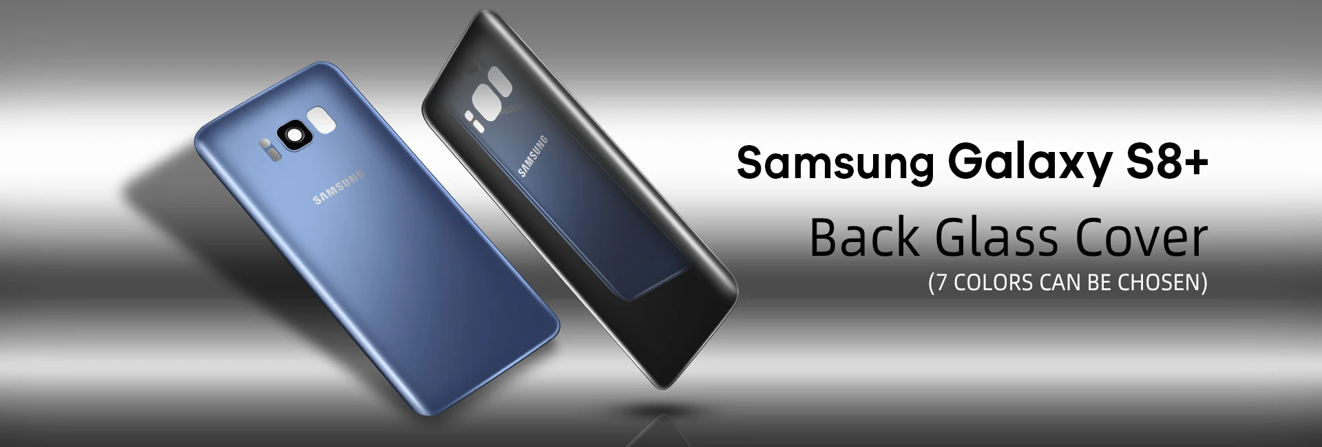 Задняя крышка батарейного отсека для Samsung Galaxy S8 Plus G955 G955F задняя крышка корпуса батарейного отсека Запасные части