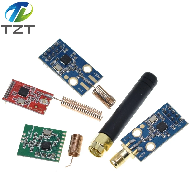 CC1101 10 mW Wireless-Modul 433 MHz 868 MHz 300–1000 M Fernübertragung mit SMA-Antenne Wireless-Transceiver-Modul – Detail 1