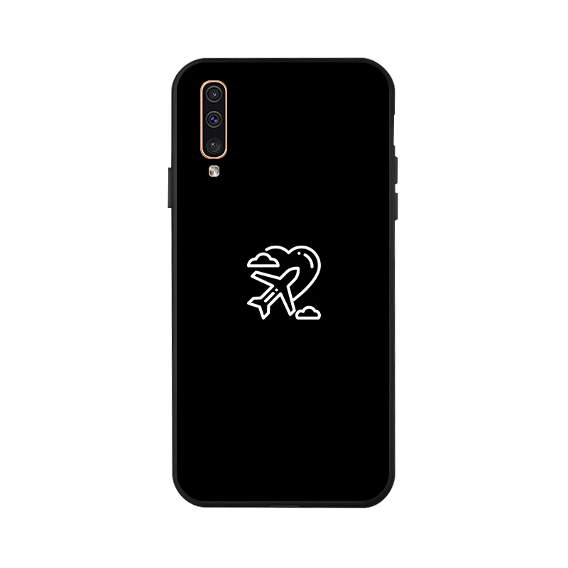 3D DIY Painted Case For Samsung A50 Case Silicon Black Case For Samsung Galaxy A40 A70 A60 A30 A10 A20 A20e A2 Core Cover Fundas - Цвет: X087